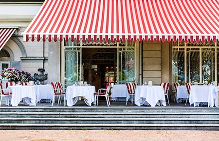 Awning cleaning